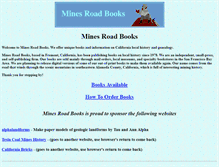 Tablet Screenshot of minesroadbooks.com
